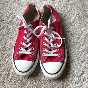 Red Low-top Converse